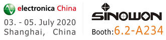 Sinowon is invited to attend the 2020 Munich Shanghai Electronica China Show