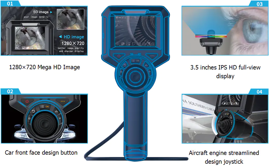reliable industrial videoscope from China for industry