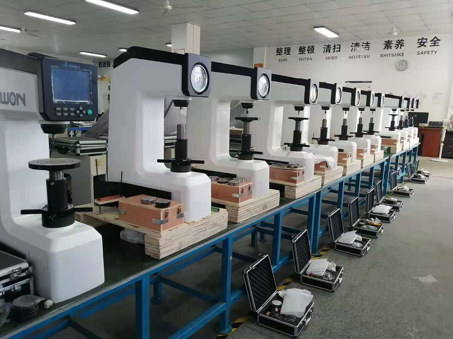 20 SETS OF SINOWON ROCKWELL HARDNESS TESTERS WERE SOLD IN JULY