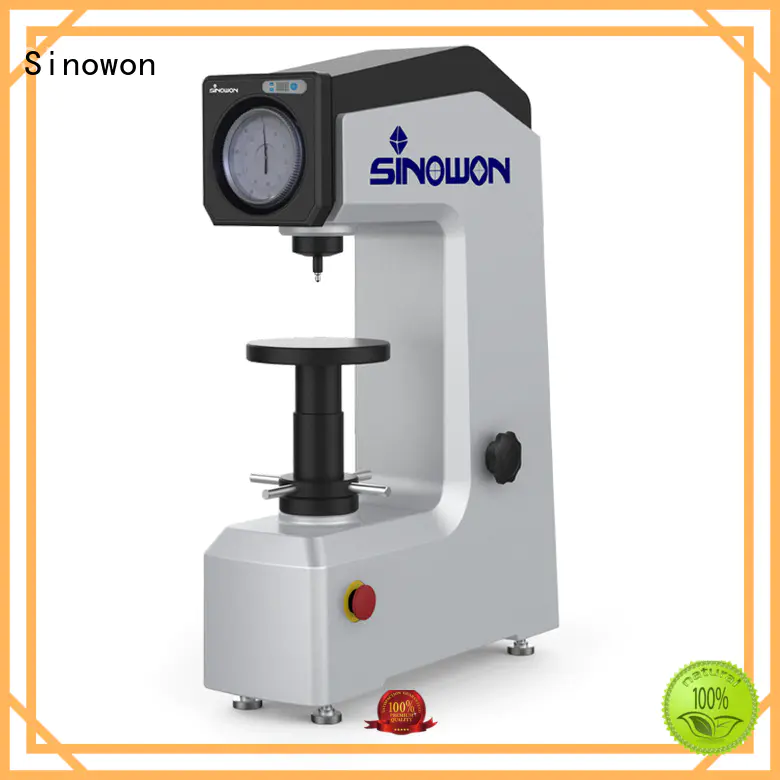 Sinowon durable rockwell hardness test procedure motorized for small parts