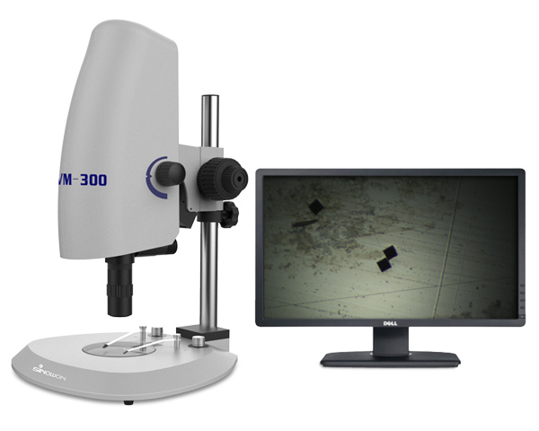 Microscopio de video de iluminación coaxial VM-300
