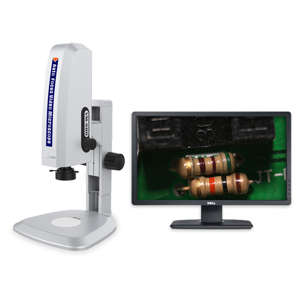 Автофокусировка и измерение видео микроскоп VM-500Plus