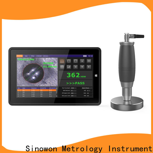 Sinowon brinell hardness tester directly sale for steel products