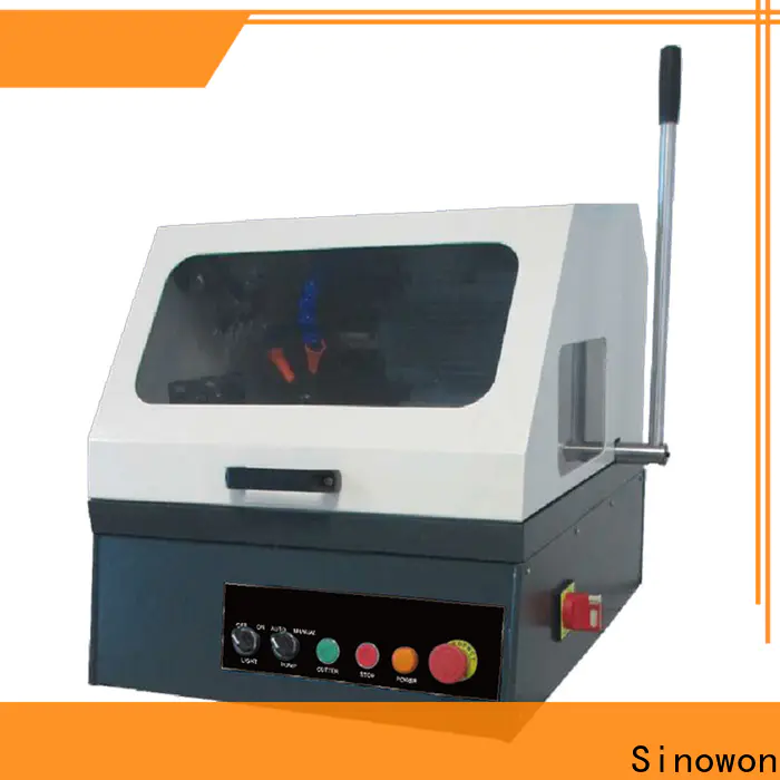 Sinowon approved metallurgical cutting machine design for LCD