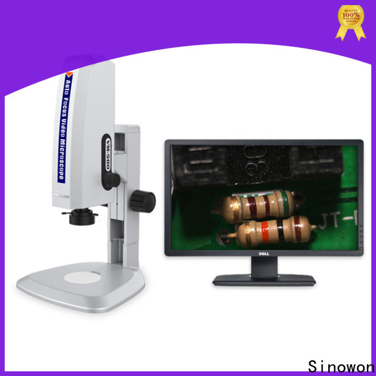 Sinowon autofocus microscope microscope supplier for cast iron