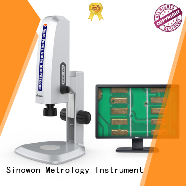 Microscopio binocular digital VM100 personalizado para productos de acero sinowon